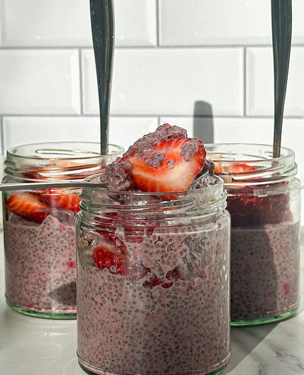 Raspberry Chia Pudding 