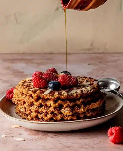 Banaan havermout wafels
