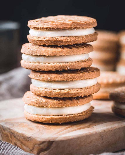 Homemade Biscoff Sandwich Cookies