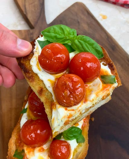 WHIPPED RICOTTA BRUSCHETTA 
