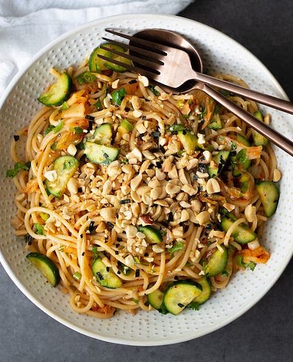 Kimchi Noodle Salad Recipe — Registered Dietitian Columbia SC - 