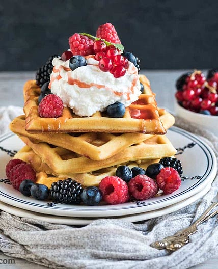 Sourdough Discard Waffles