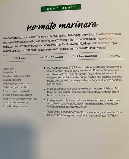 No-mato Marinara