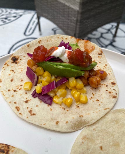 BBQ Chickpea Tacos