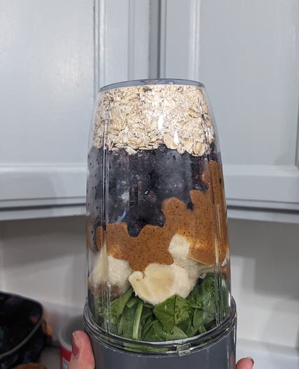 Blueberry Oat Smoothie