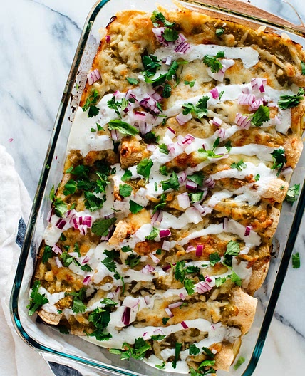 Black Bean Sweet Potato Enchiladas