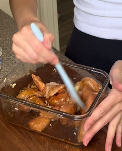 Honey garlic Salmon marinade 