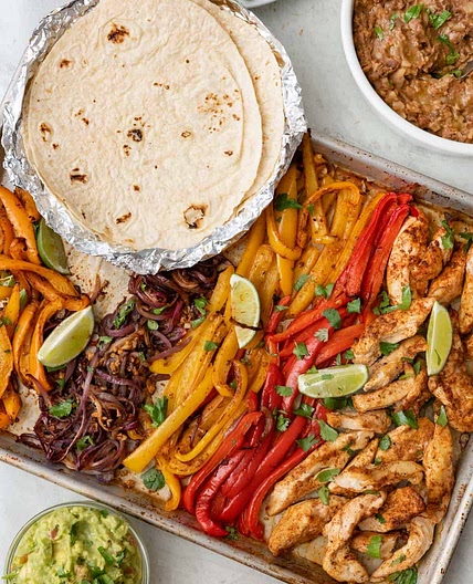 sheet pan fajitas