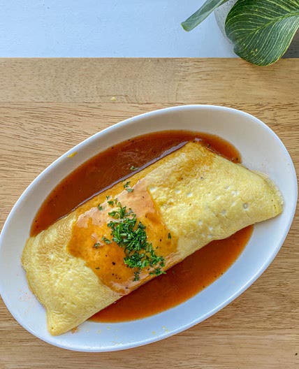 OMURICE (Japanese Rice Omelette)