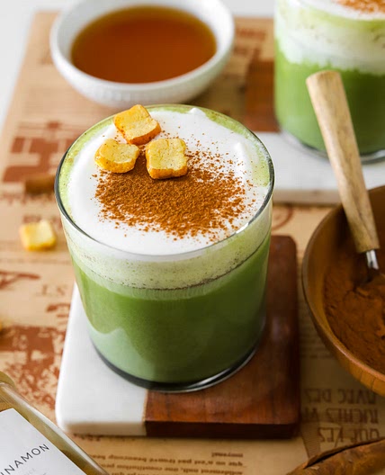 FRENCH TOAST MATCHA LATTE