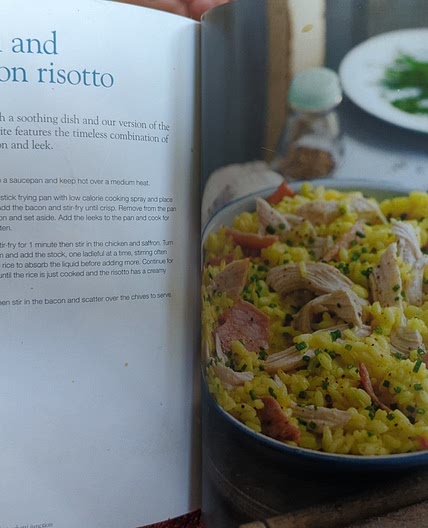 Chicken and bacon risotto (slimming world)