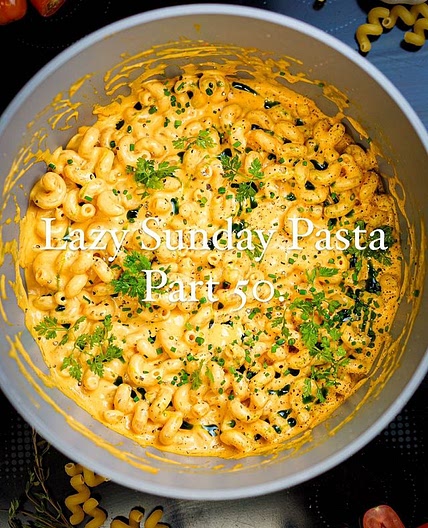 ‼️Lazy Sunday Pasta part 50. Tomato, Feta Cheese sauce‼️ Ingredien
