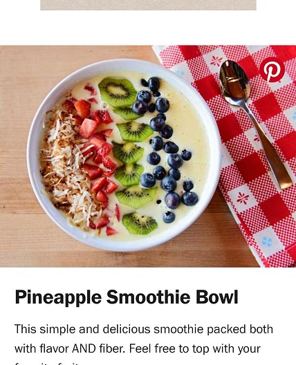 Pineapple Smoothie Bowl