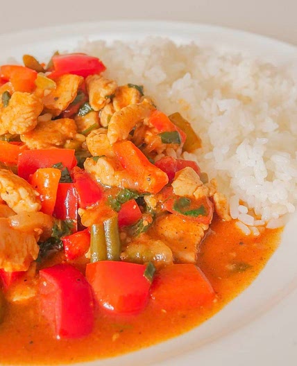 Deliciously Nutritious: Stewed Chicken with  Fresh Vegetables 