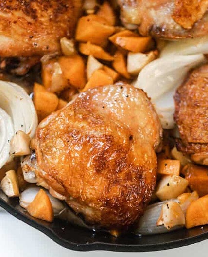Roasted Pomegranate teriyaki chicken