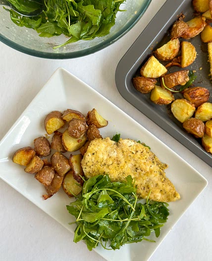 Sheet pan Chicken Milanese