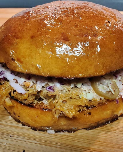 Easy Cheat Stovetop Pulled Chicken BBQ