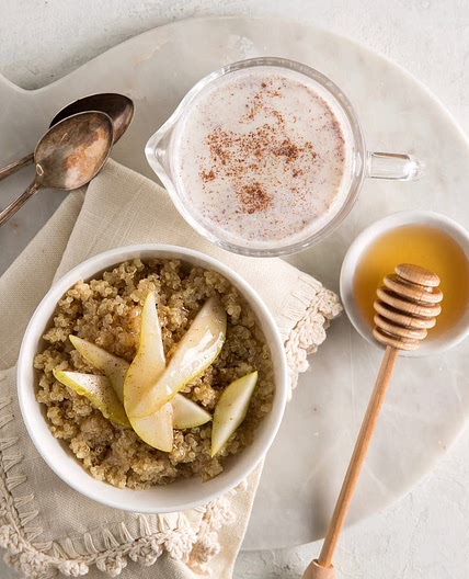 Pearl quinoa hot cereal