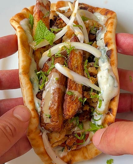 OYSTER MUSHROOM GYROS 🇬🇷