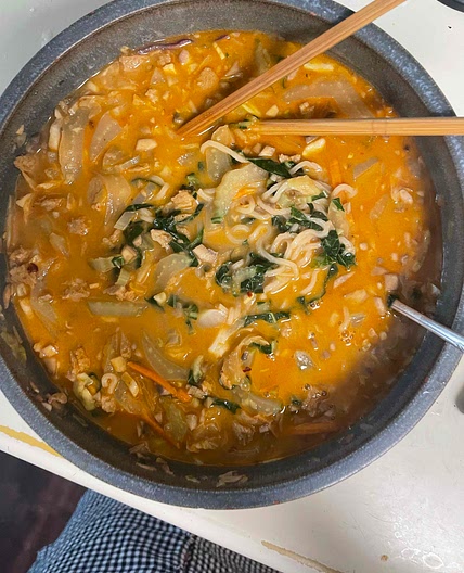 Vegan, High Protein Dan Dan/Ramen/sesame Noodles with TVP 