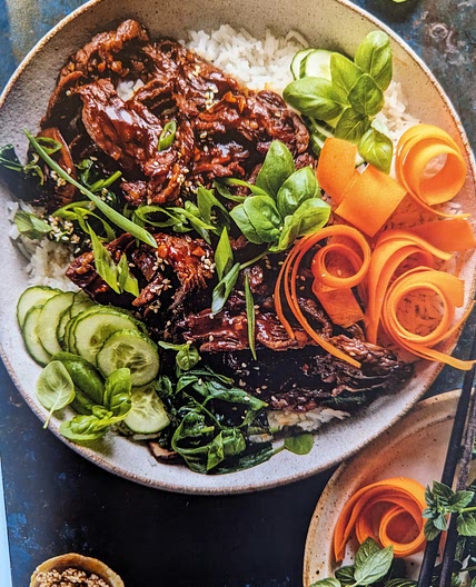 Korean Beef with Yum Yum Sauce