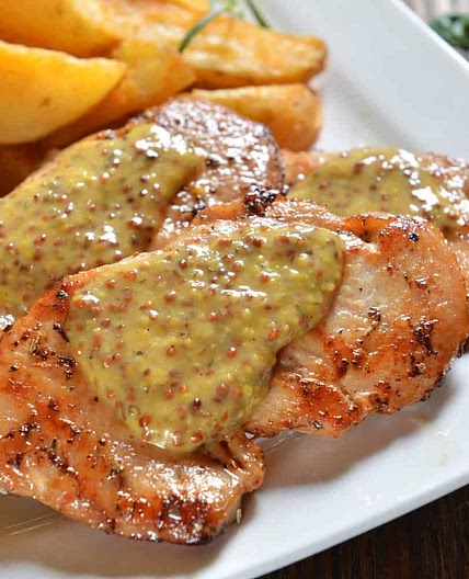 Honey Mustard Chicken with Potatoes 