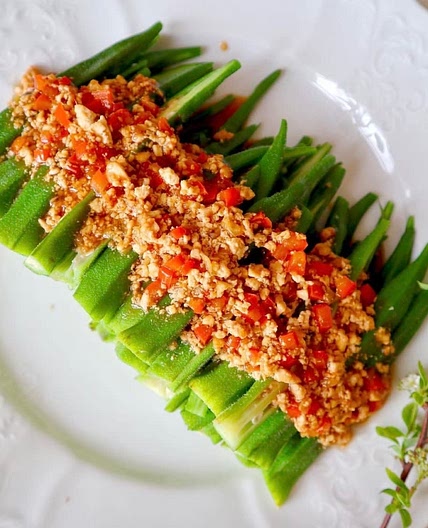 Spicy Okra recipe (onions and garlic free)