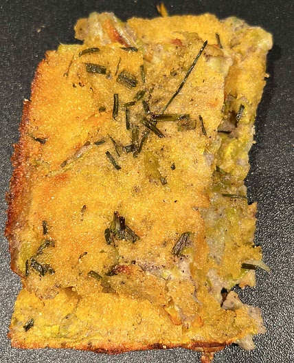 Farinata di fagioli alle verdure