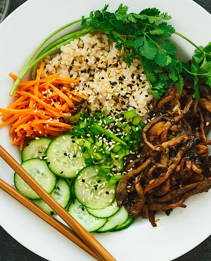Teriyaki Mushroom Bowls