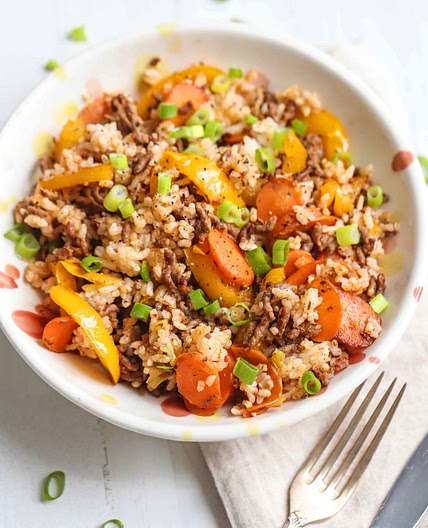 Cajun Beef and Veggie Rice
