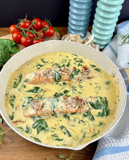 Creamy One-Pan Salmon