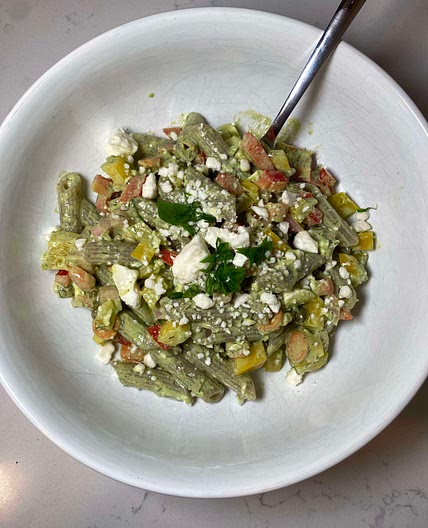 Creamy Basil Pasta