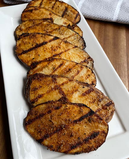 Grilled potatoes 