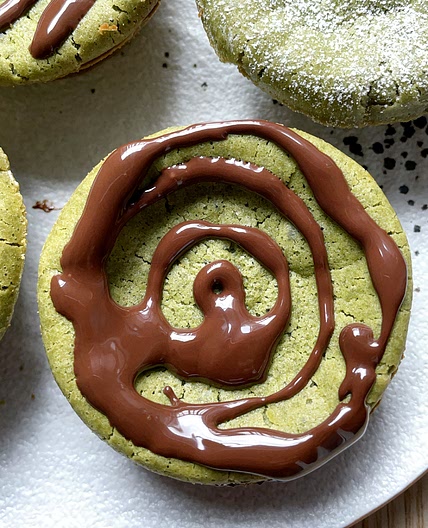 Chewy Matcha Mochi Bites
