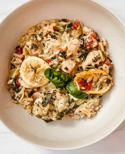 Follow for more meal prep friendly meals. One Pan Lemon &amp; ch