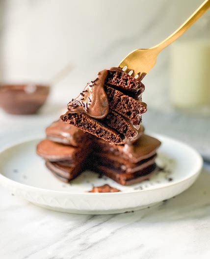 270 Calorie Chocolate Pancakes