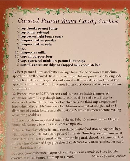 Peanut Butter Candy Cookies