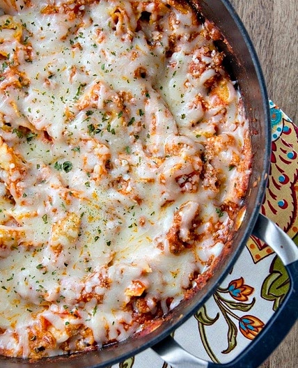 One Pot Stovetop Lasanga