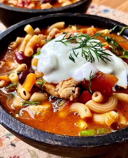 Chicken  Noodle Dump Soup 