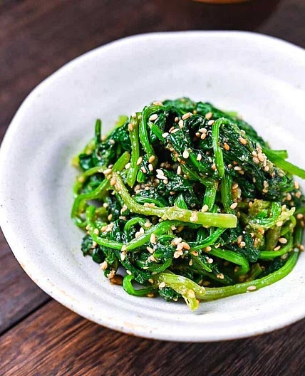 Japanese Sesame Spinach Salad (Horenso no Goma-ae)
