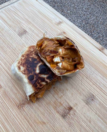 Creamy Fajita Chicken Wrap