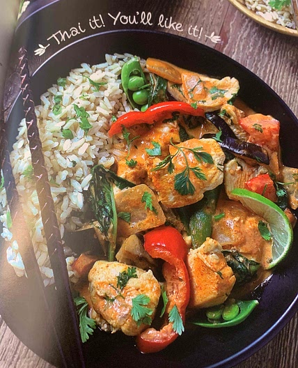 Thai red curry chicken