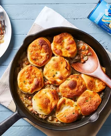 Hello FreshHomestyle Turkey & Biscuit Pot Pie