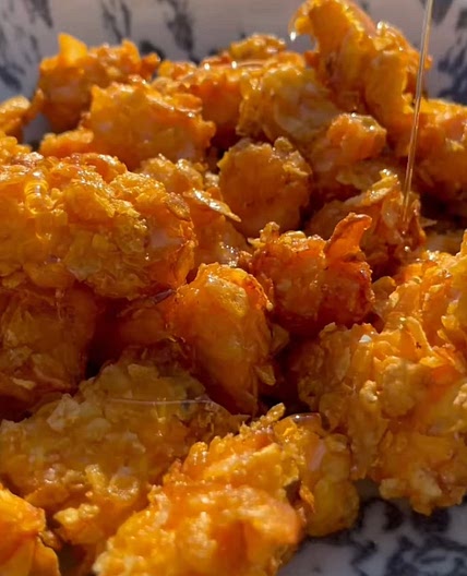 Boules de saumon croustillante