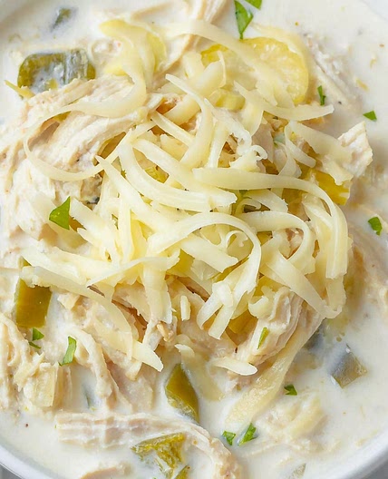 Slow Cooker White Chicken Chili