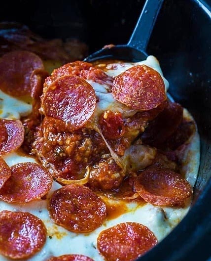 Crockpot Pizza Casserole