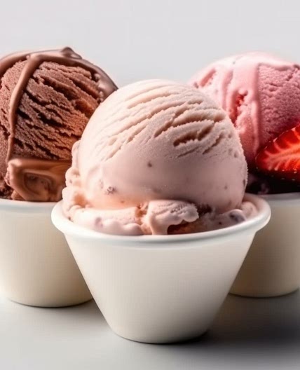 Ice Cream (with flavoring options)