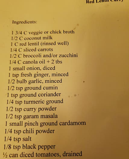 Graces Lentils