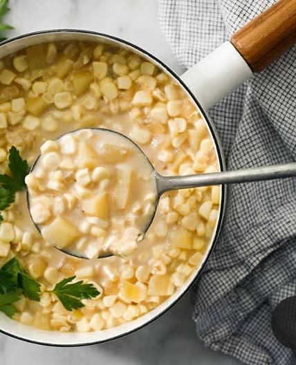 Basic corn chowder - NYT Mark Bittman
