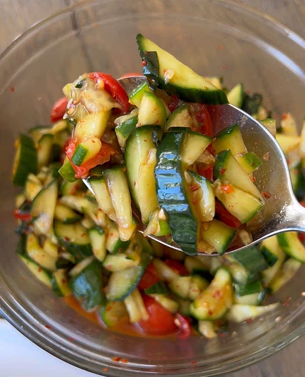 Cucumber salad 